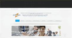 Desktop Screenshot of andpme.org.dz